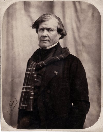 Muotokuva Paul Lacroixista, sanoi P.L. Jacobin bibliofiili (1806-1884) tekijältä Nadar