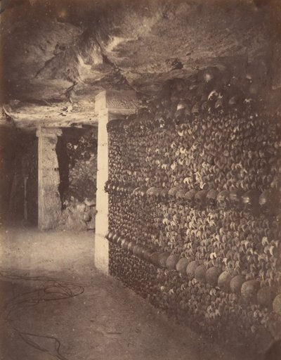 Katakombit, Pariisi, huhtikuu 1862. tekijältä Nadar