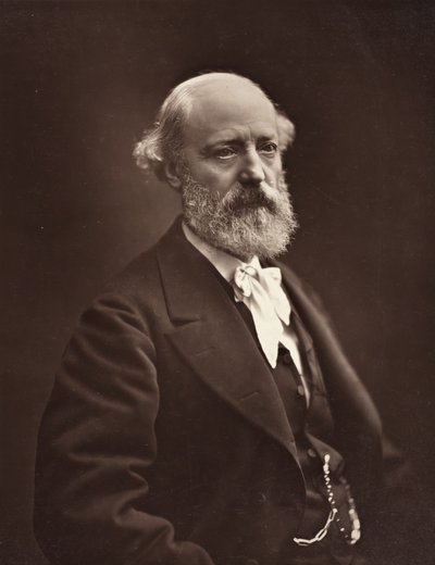 Eugène Viollet-Le-Duc ranskalainen arkkitehti, 1814-1879, 1878. tekijältä Nadar