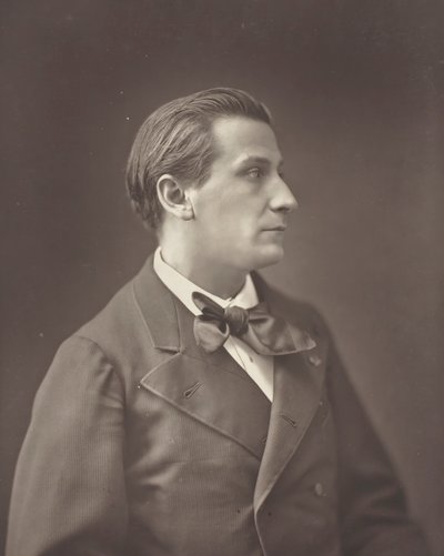François Coppée Ranskalainen runoilija ja kirjailija, 1842-1908, n. 1876. tekijältä Nadar