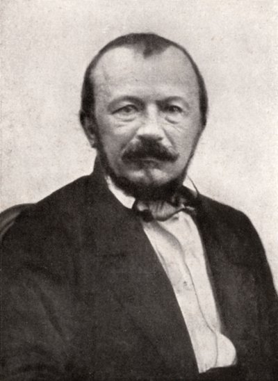 Gerard de Nerval, ranskalainen runoilija, 1800-luvun puoliväli. tekijältä Nadar