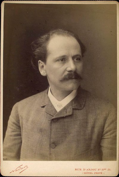 Jules Massenet, ranskalainen säveltäjä, 1800-luvun loppu tekijältä Nadar