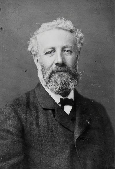 Jules Verne (1828-1905). ranskalainen kirjailija. Noin 1880 tekijältä Nadar