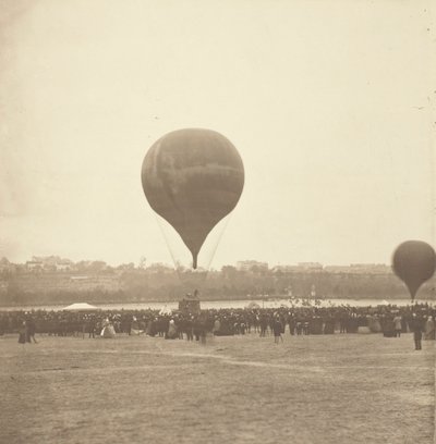 Le Geant, Champ de Mars, 18. lokakuuta 1863, todennäköisesti painettu 188089. tekijältä Nadar