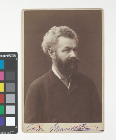 Mihály von Munkácsy (oik. Michael Leo Lieb, 1844-1900), taidemaalari (signeerattu) tekijältä Nadar
