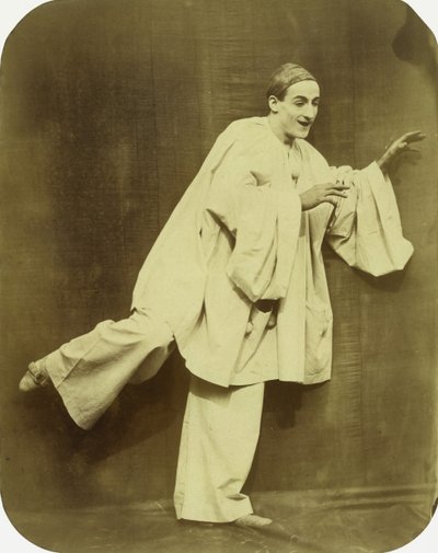 Pierrot Running, 1854-55. tekijältä Nadar