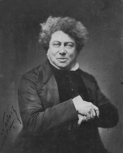 Alexandre Dumasin muotokuva, 1855 tekijältä Nadar