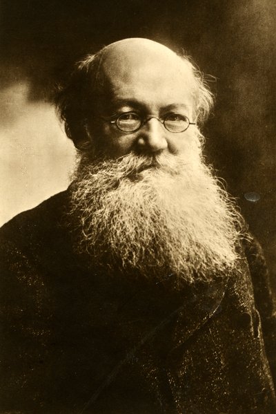Pjotr Aleksejevitš Kropotkin, venäläinen anarkisti, 1900 tekijältä Nadar