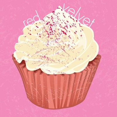 Red Velvet Cupcake, 2019 tekijältä Nancy Moniz Charalambous
