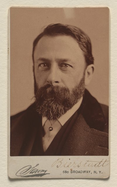 Albert Bierstadt tekijältä Napoleon Sarony