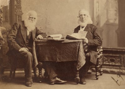 William Cullen Bryant ja Peter Cooper tekijältä Napoleon Sarony