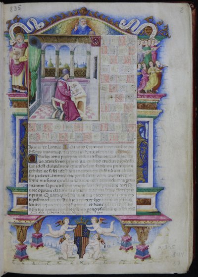 Johannes Tinctorisin muotokuva Opus musicesista Joannis Tinctoris, 1483 tekijältä Nardo Rapicano