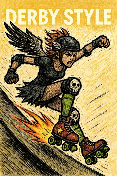 Kova derbyskater tekijältä Natalie Bruns
