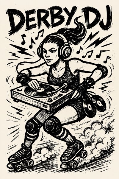 Roller Derby -DJ tekijältä Natalie Bruns