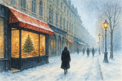 Winter City -suklaakauppa tekijältä Natalie Bruns