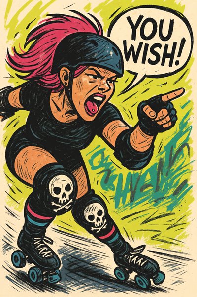 You Wish -rullaluistelijatar tekijältä Natalie Bruns