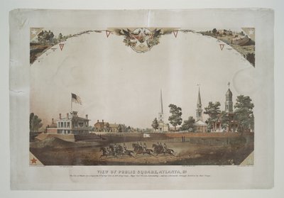 Näkymä julkiselle aukiolle, Atlanta, Ga. tekijältä Nathan B. Abbott