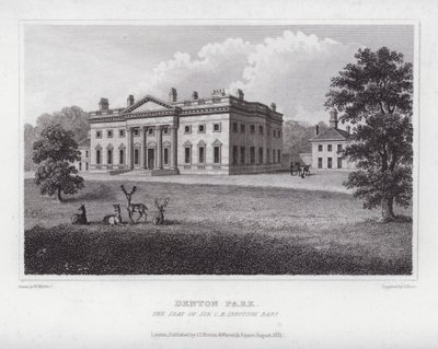 Denton Park, Sir C H Ibbotsonin istuin (kaiverrus) tekijältä Nathaniel (after) Whittock