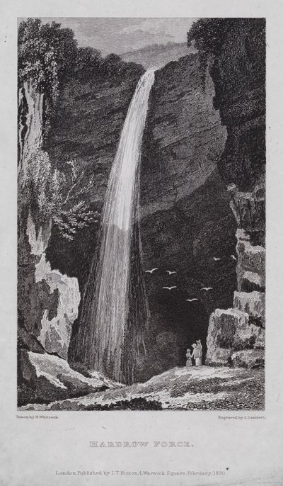 Hardrow Force (kaiverrus) tekijältä Nathaniel (after) Whittock