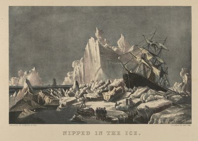 Nipped in the Ice, 1876-94., 1876-94. Tekijät: Nathaniel Currier, James Merritt Ives, Currier ja Ives. tekijältä Currier and Ives