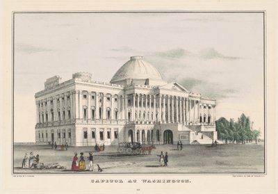 Capitol Washingtonissa tekijältä Nathaniel Currier