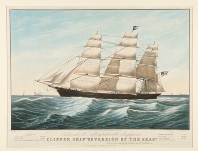 Clipper laiva tekijältä Nathaniel Currier