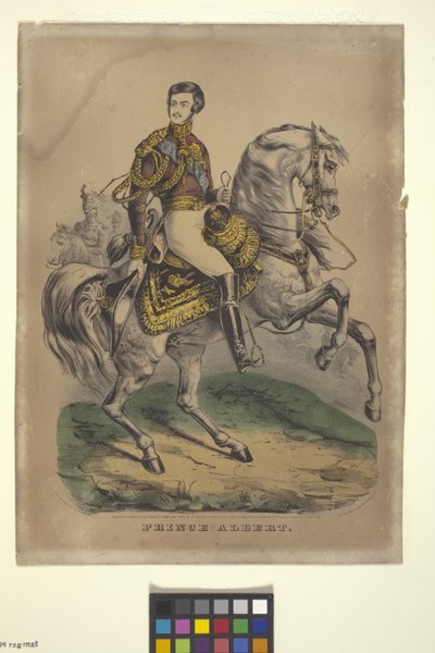 Prinssi Albert (käsinvärinen litografia) tekijältä Nathaniel Currier