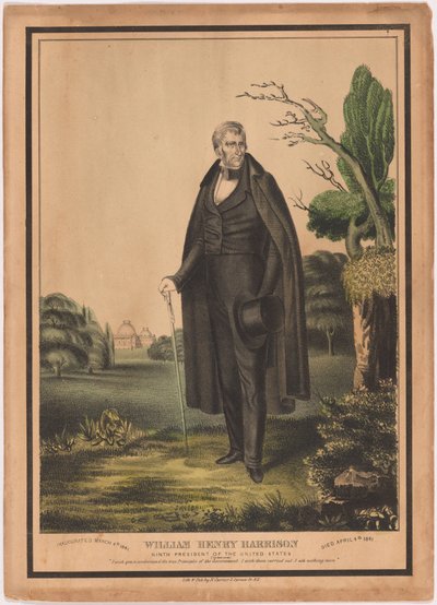 William Henry Harrison tekijältä Nathaniel Currier