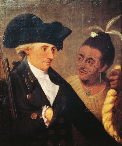 Kapteeni Charles Clerken (1741-1779), englantilaisen kapteenin ja James Cookin (1728-1779) matkakumppanin muotokuva. Nathaniel Dance-Hollandin (1735-1811) maalaus tekijältä Nathaniel Dance Holland