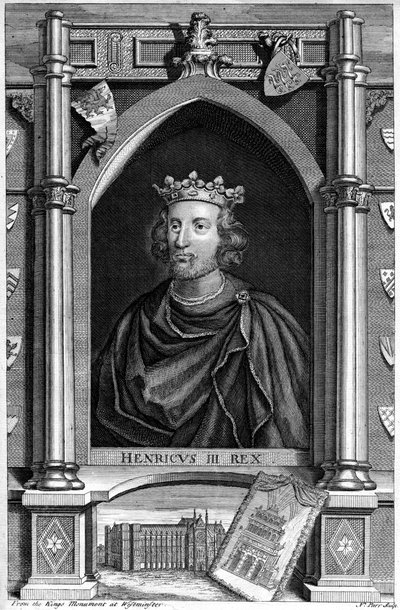 Henrik III, Englannin kuningas. tekijältä Nathaniel Parr