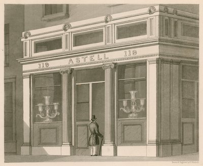 Osta Astell, Wine and Spirit Warehouse, Grafton Street, Tottenham Court Road tekijältä Nathaniel Whittock