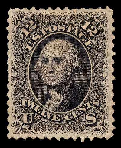 12c Washingtonin single, 1861. tekijältä National Bank Note Company