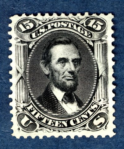 15c Abraham Lincoln julkaisee uudelleen singlen, 1875. tekijältä National Bank Note Company