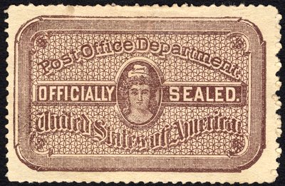 Postin sinetti, 1889. tekijältä National Bank Note Company