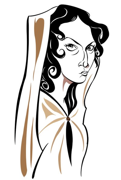 Anne Bronte, 2019 (digitaalinen) tekijältä Neale Osborne