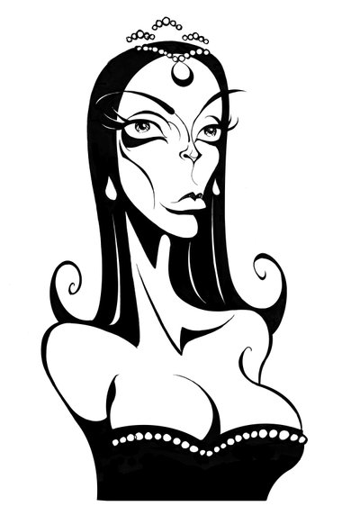 Barbara Steele, 2025 (muste / digitaalinen) tekijältä Neale Osborne
