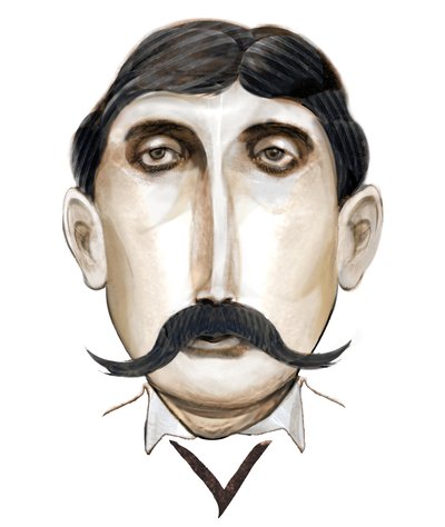 Marcel Proust, 2021 (digitaalinen) tekijältä Neale Osborne