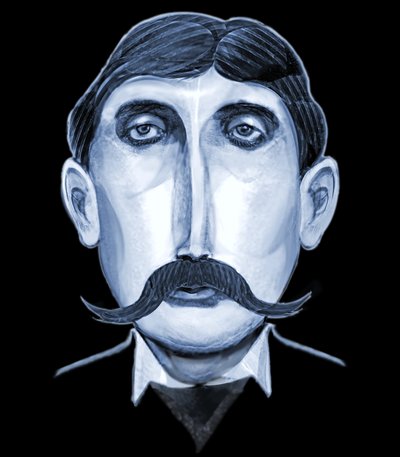 Marcel Proust, 2021 (digitaalinen) tekijältä Neale Osborne