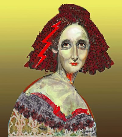 Mary Wollstonecraft Shelley, 2023 (digitaalinen) tekijältä Neale Osborne
