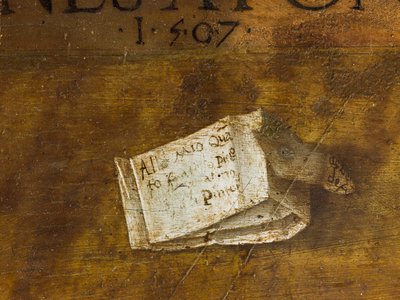 Neitsyt ja lapsi Pyhän Johannes Kastajan ja Pyhän Onufriuksen välillä, 1507 tekijältä Neapolitan School