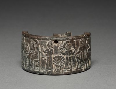 Juhla Pyxis, 800-750 eKr. (steatiitti) tekijältä Neo Hittite