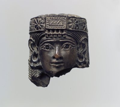 Naishahmon pää, noin 800-luvulla eaa. (norsunluu) tekijältä Neo Assyrian