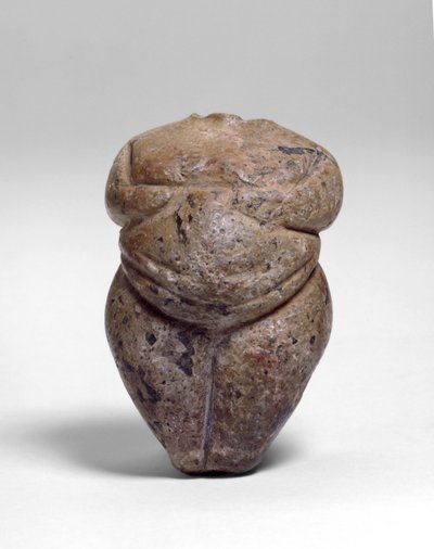 Päätön seisova hahmo Cukurdentista, neoliittista. noin 3. vuosituhat eKr. (kalkkikivi) tekijältä Neolithic