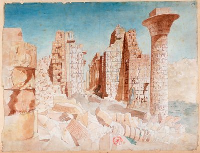 "Karnak", Egypti, 1800-luku tekijältä Nestor l