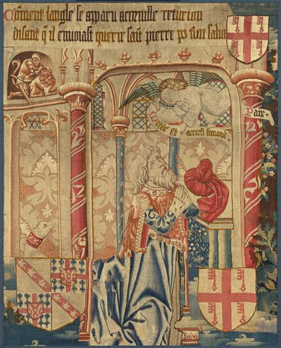 Sadanpäällikkö Corneliuksen visio tekijältä Netherlandish 15th Century