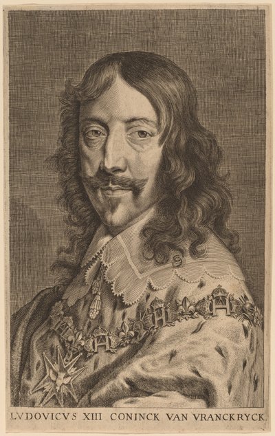 Ludvig XIII tekijältä Netherlandish 17th or 18th Century