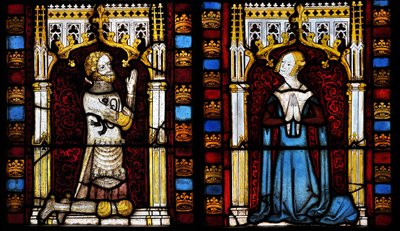 Herra ja hänen vaimonsa, 1300-luvun puoliväli. tekijältä Netherlandish Master