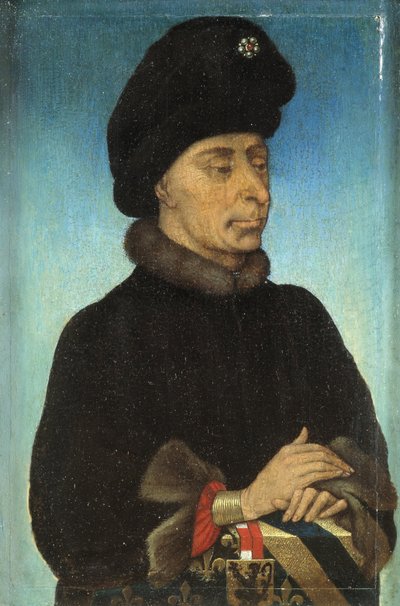 Muotokuva Johannes Pelottomasta, Burgundin herttuasta, 1400-luvun puoliväli. tekijältä Netherlandish Master