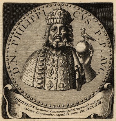 Bysantin keisari Philippikos. tekijältä Netherlandish School