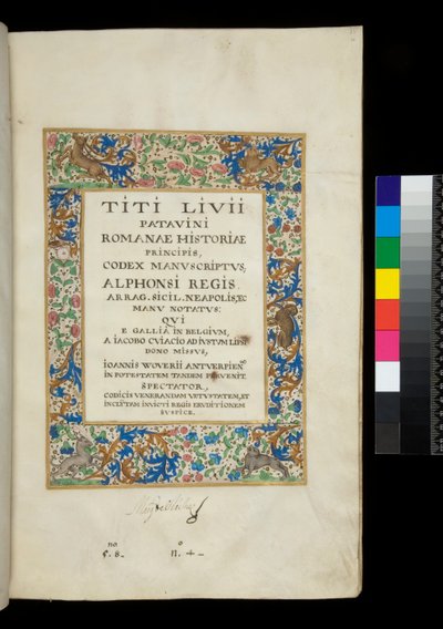 Ms 344. Livy, kaupungin perustamisesta tekijältä Netherlandish School